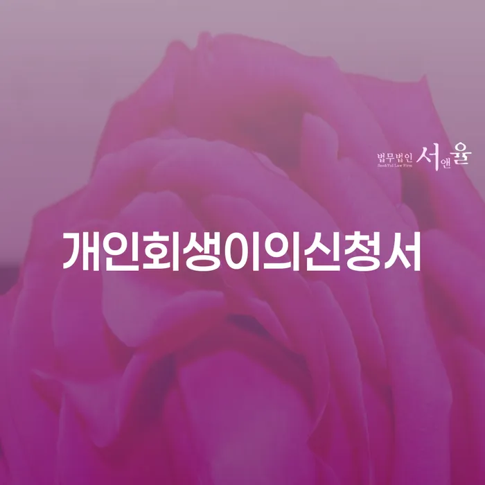 개인회생 채무 효과적인 해결방법 잘 하는 법무법인