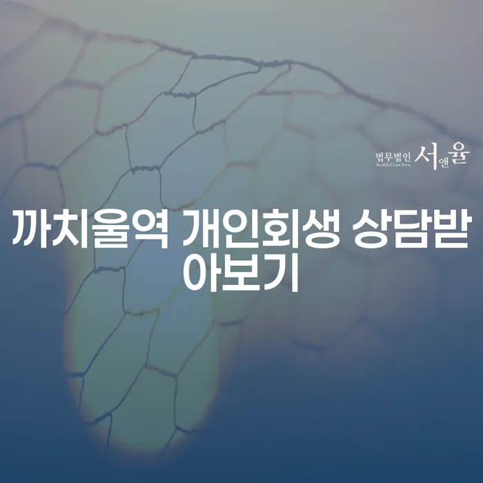 까치울역 개인회생 상담받아보기