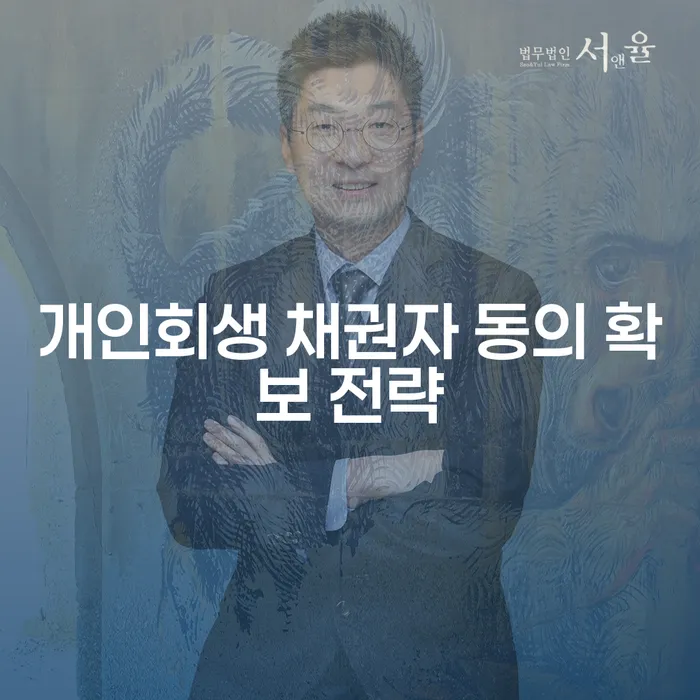 개인회생 채권자 동의를 확보하는 최고의 전략은 무엇일까요?